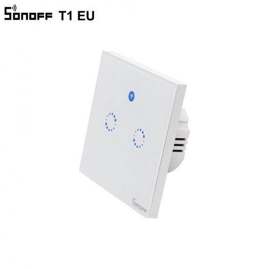 SONOFF T1 2 VOIES EU INTERRUPTEUR WIFI TACTILE